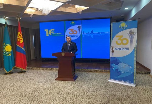 Казахстан болон Монгол Улсын хооронд дипломат харилцаа тогтоосны 30 жилийн ой тохиож байна